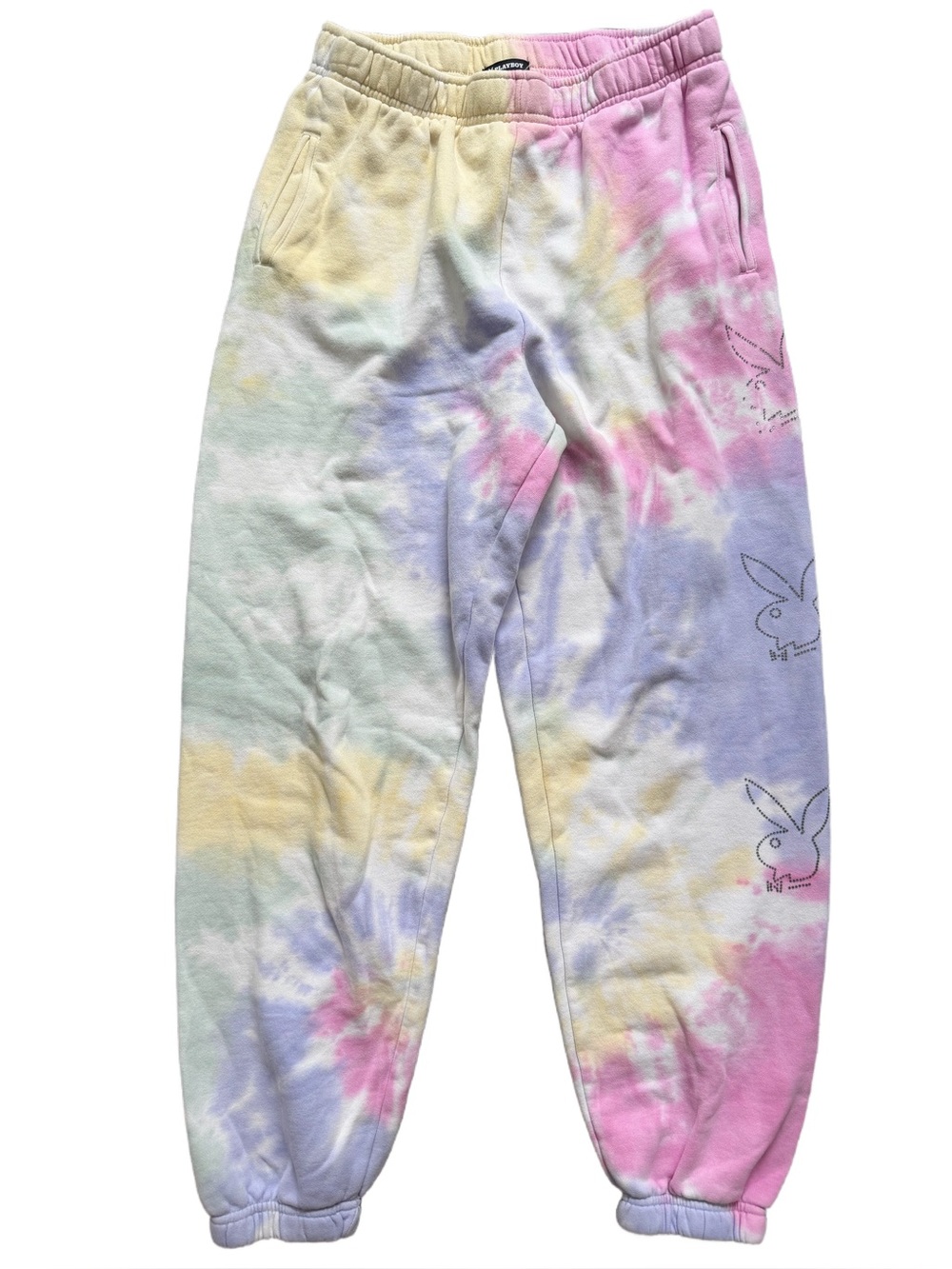 Playboy tie-dye sweat pants small